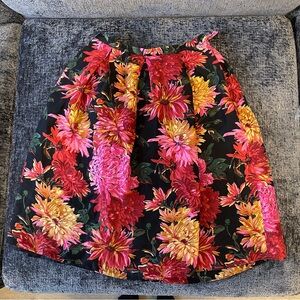 Talbots Vintage Silk Pleated Skirt